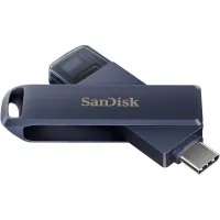 USB флеш накопичувач SanDisk 128GB Phone Drive for iPhone Metallic Sky Lightning/Type-C U (SDIXD0N-128G-GN6NE) - 4