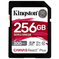 Карта пам'яті Kingston 256GB SDXC class 10 UHS-II U3 Canvas React Plus (SDR2/256GB) - 1