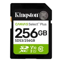 Карта пам'яті Kingston 256GB SDXC class 10 UHS-I V10 A1 Canvas Select Plus (SDS3/256GB) - 1