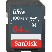Карта пам'яті SanDisk 64GB SDXC class 10 UHS-1 (SDSDUNR-064G-GN3IN) - 1