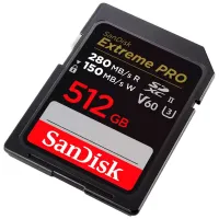 Карта пам'яті SanDisk 512GB SDXC class 10 UHS-II U3 V60 (SDSDXEP-512G-GN4IN) - 2