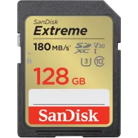 Карта пам'яті SanDisk 128GB SD class 10 UHS-I Extreme (SDSDXVA-128G-GNCIN) - 1