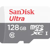 Карта пам'яті SanDisk 128GB microSD class 10 Ultra Light (SDSQUNR-128G-GN6MN) - 1