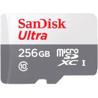 Карта пам'яті SanDisk 256GB microSDXC class 10 UHS-I Ultra (SDSQUNR-256G-GN3MN) - 1