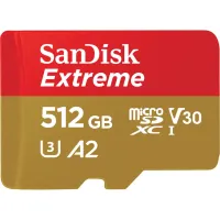 Карта пам'яті SanDisk 512GB microSD class 10 UHS-I U3 V30 Extreme (SDSQXAV-512G-GN6MA) - 2
