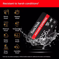 Карта пам'яті SanDisk 256GB microSDXC class 10 UHS-I U3 A1 Express (SDSQXFN-256G-GN4NN) - Image 6