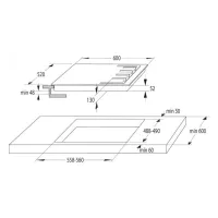 Комплект вбудованої техніки Gorenje BO6735E02BK + G641EB (SET_BO6735E02BK_G641EB) - 3