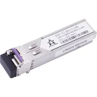 Модуль SFP Alistar Модуль SFP 1000BASE-BX 1SM WDM LC 80KM TX1490/RX1550nm DDM (SFP-1G-BX-U-L80) - 1