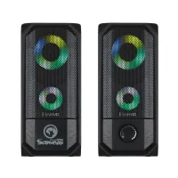 Акустична система Marvo SG-265 Multi-LED USB Black - 3