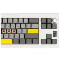 Клавіатура Epomaker Shadow-X 70 Mulan Switch Hot-Swap LCD Screen RGB Wireless/Bluetooth/USB UA White (SHX-W-M) - 2