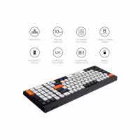 Клавіатура OfficePro SK985BO Bluetooth/Wireless UA Black/White (SK985BO) - Image 12