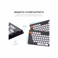 Клавіатура OfficePro SK985BO Bluetooth/Wireless UA Black/White (SK985BO) - Image 10
