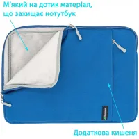 Чохол до ноутбука Grand-X 14'' Blue (SL-14B) - 3