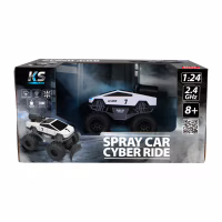 Радиоуправляемая игрушка KS Drive Spray Car – Cyber Ride (белый, 1:24, выхлопной пар) (SL-6076RH) - Image 3
