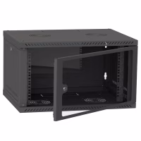 Шкаф настенный Ipcom 4U, 600*350, RAL9005 (СН-4U-060х035-ДС-9005) - Image 2