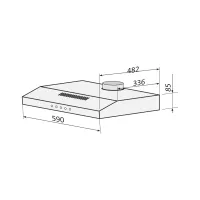 Витяжка кухонна DAHATI СН-600BR - 4