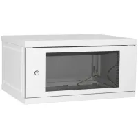 Шафа настінна Ipcom 6U, 600*450, RAL7035 (СН-6U-060х045-ДС-7035) - 1