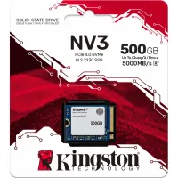 Накопичувач SSD M.2 2230 500GB NV3 Kingston (SNV3SM3/500G) - 3