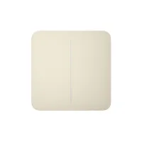 Накладна панель Ajax SoloButton 2-gang кістка - 1