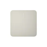 Накладна панель Ajax SoloButton 2-gang устричний - 1