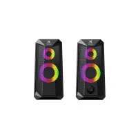 Акустична система Vinga SP-200 LED USB Black - 2