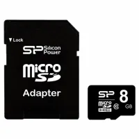 Карта пам'яті Silicon Power 8GB microSD class 10 (SP008GBSTH010V10SP) - 1
