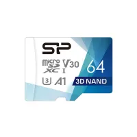 Карта пам'яті Silicon Power 64Gb microSDXC U3 A1 V30 Superior Color 100R/80W + adapter (SP064GBSTXDU3V20AB) - 2
