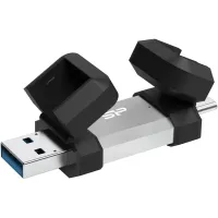 USB флеш накопичувач Silicon Power USB 64G SILICON POWER usb3.2+TypeC Mobile C51 (SP064GBUC3C51V1S) - 1
