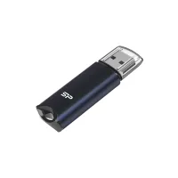USB флеш накопичувач Silicon Power 64GB Marvel M02 Aluminum Blue USB 3.2 (SP064GBUF3M02V1B) - 2