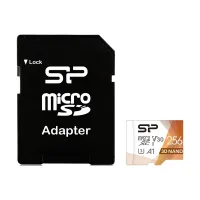 Карта пам'яті Silicon Power 256Gb microSDXC U3 A1 V30 Superior Color 100R/80W + adapter (SP256GBSTXDU3V20AB) - 1