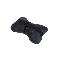 Подушка EVAtech ECO 27х16 см чорна з синьою ниткою (SPCRBL) - 6