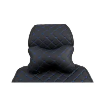 Подушка EVAtech ECO 27х16 см чорна з синьою ниткою (SPCRBL) - 7