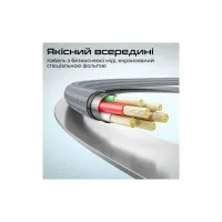 Дата кабель USB-C to USB-C 1.2m Promate (springy.grey) - Зображення 5
