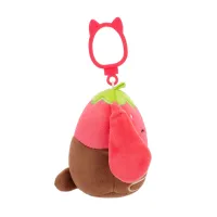 Брелок Squishmallows на кліпсі – Кролик Гунда 9 см (SQCP00464) - Зображення 5