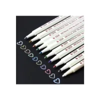 Художній маркер STA Маркер художній Paint STA 6551 1 мм, металік аквамарин (STA6551-M35) - Зображення 2