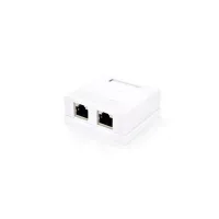 Комп'ютерна розетка RJ45x2 FTP, 8P8C, cat.5 Ritar (StR-FTP/8P8CRJ45-2 / 01994) - Зображення 1