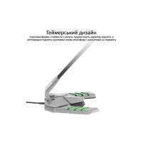 Мікрофон Vertux Streamer-3 LED USB Grey (streamer-3.grey) - 3