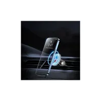 Універсальний автотримач Baseus Magnetic (на решітку) creamy-white (SUCC000102) - Зображення 8