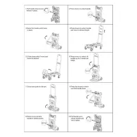 Візок вантажний Stanley розкладна, до 70/137кг, матеріал сталь, вага 7,4кг (SXWT-FT585) - 9
