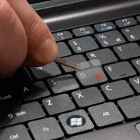 Наклейка на клавіатуру SampleZone прозора, помаранчевий (SZ-N-R) - 3