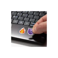 Наклейка на клавіатуру SampleZone прозора, помаранчевий (SZ-N-R) - 4