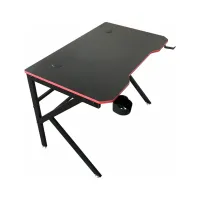 Комп'ютерний стіл GT Racer T-1218 Black (T-1218 (120x60x73) Black) - 6