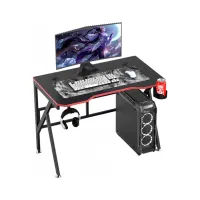 Комп'ютерний стіл GT Racer T-1218 Black (T-1218 (120x60x73) Black) - 1