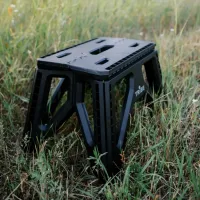 Стілець складаний Tribe Camp Chair Low пластиковий Black (T-EF-0001-black) - 12