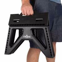 Стул складной Tribe Camp Chair Low пластиковий Black (T-EF-0001-black) - Image 8