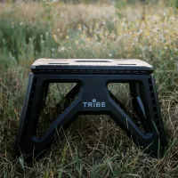 Стілець складаний Tribe Camp Chair Low пластиковий Black (T-EF-0001-black) - 9