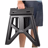 Стілець складаний Tribe Camp Chair High пластиковий black (T-EF-0002-black) - Image 8