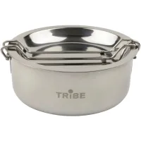 Набор туристической посуды Tribe Tourist Set 1,2 л сталевий (T-FG-0008-metal) - Изображение 1