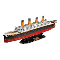 Пазл Cubic Fun Тривимірна головоломка-конструктор Титанік (T4011h) - 2