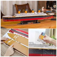 Пазл Cubic Fun Тривимірна головоломка-конструктор Титанік (T4011h) - 5